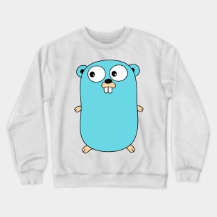 Go Lang logo Gopher Crewneck Sweatshirt